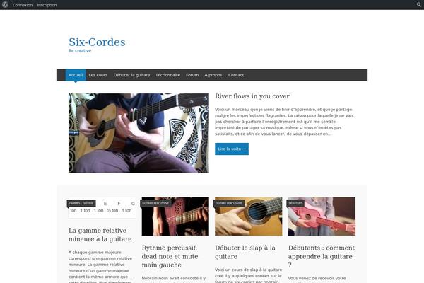 Expound Child theme site design template sample