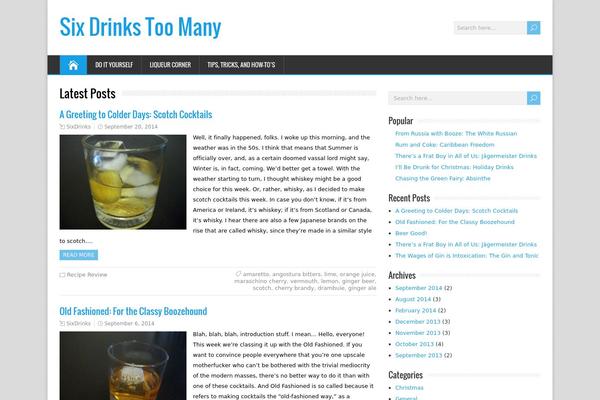 HappenStance theme site design template sample