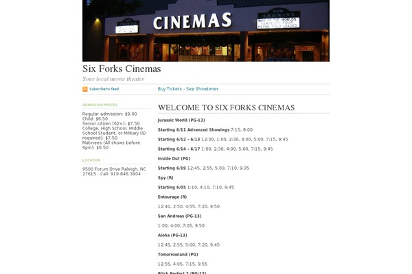 Tarski theme site design template sample