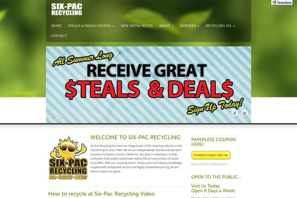 Green Earth 1.07 theme site design template sample