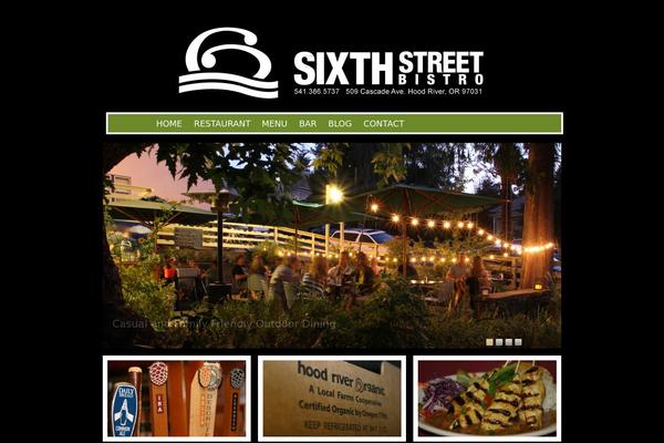 Restaurant theme site design template sample