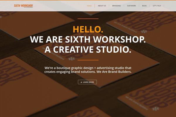 Alma theme site design template sample