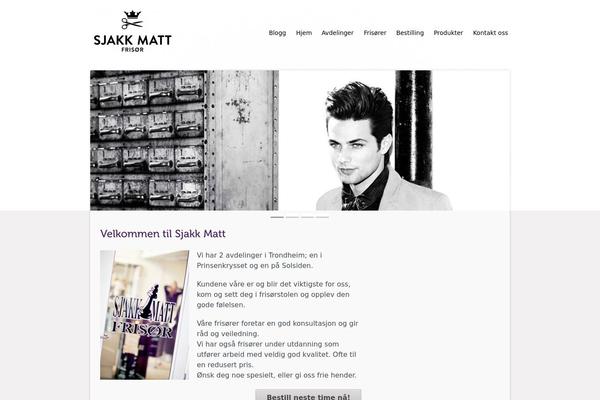 Salutation theme site design template sample