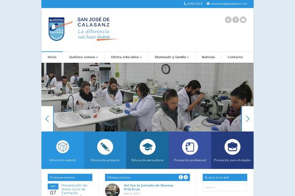 ParkCollege theme site design template sample