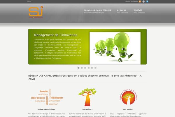 Karma theme site design template sample