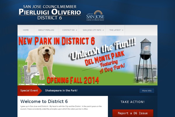 Victory theme site design template sample