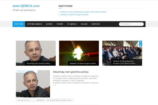 NewsAnchor theme site design template sample