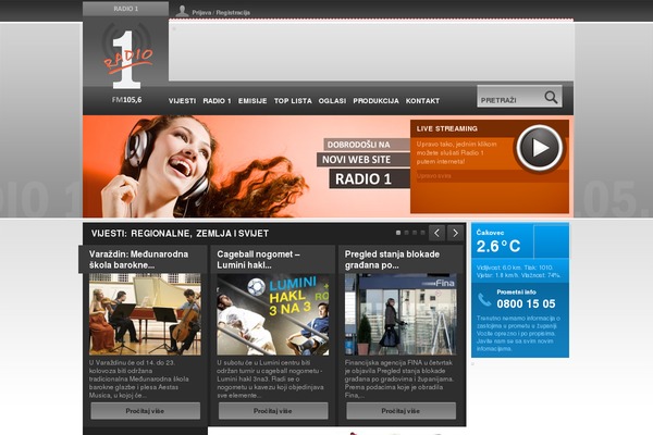 sjeverozapad.hr site used Radio1
