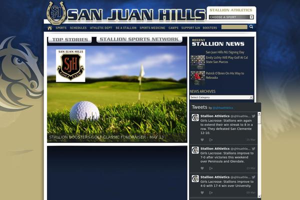 sjhstallions.com site used Mimbo 2.2