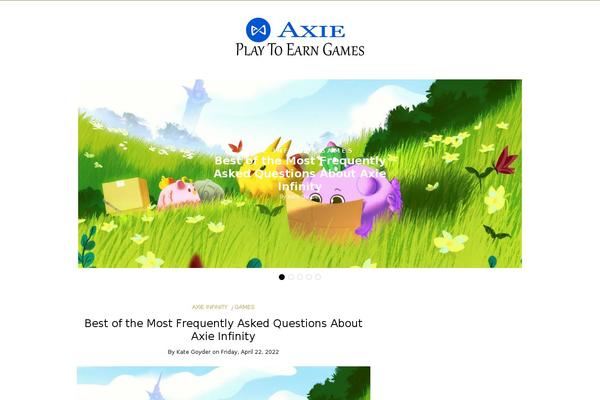 Writee theme site design template sample