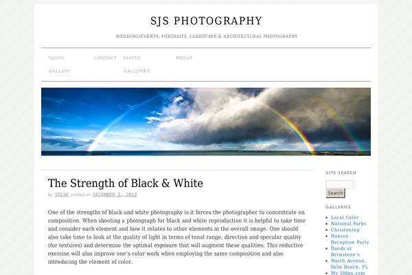 Brunelleschi theme site design template sample