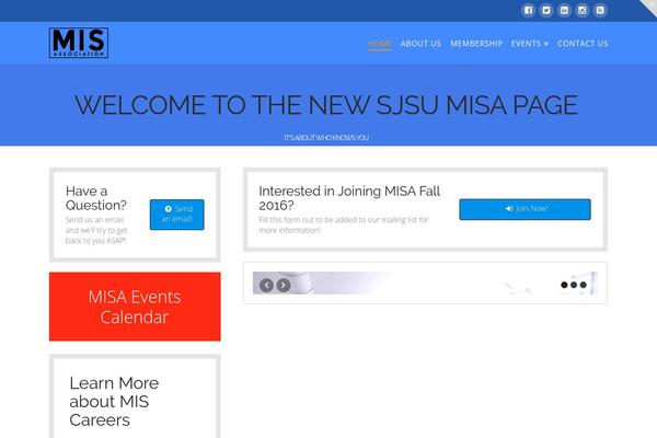 Icy theme site design template sample
