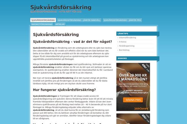 Mainstream theme site design template sample