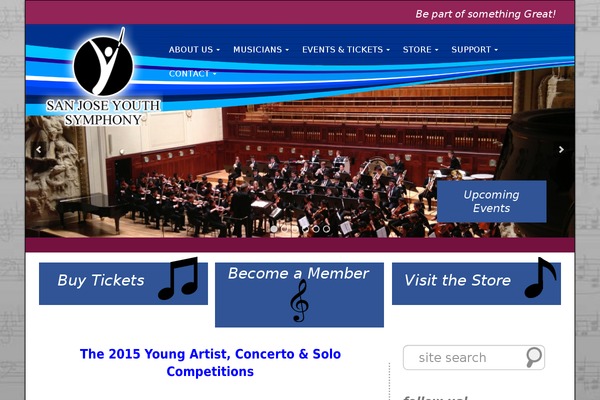Sanjose theme site design template sample