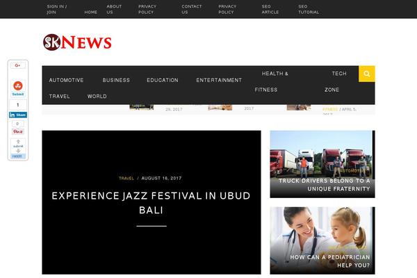 Sensetheme theme site design template sample