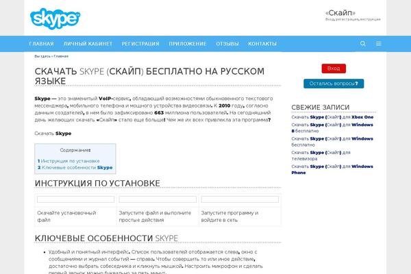 Site using Table of Contents Plus plugin