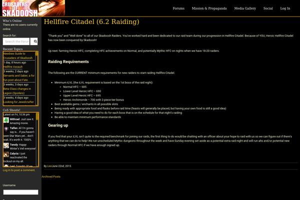 Site using BuddyMenu BuddyLinks plugin