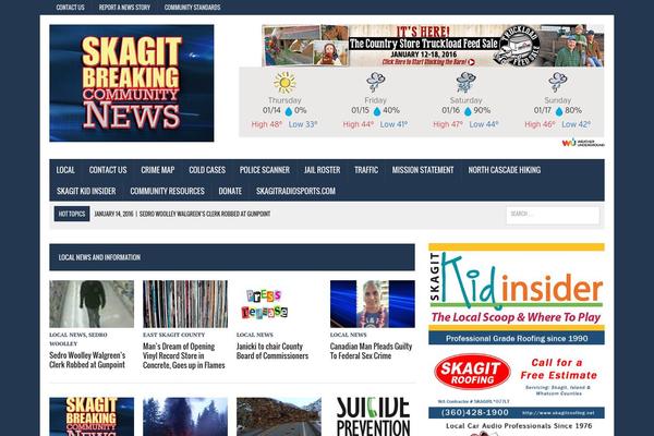 MH Newsdesk theme site design template sample