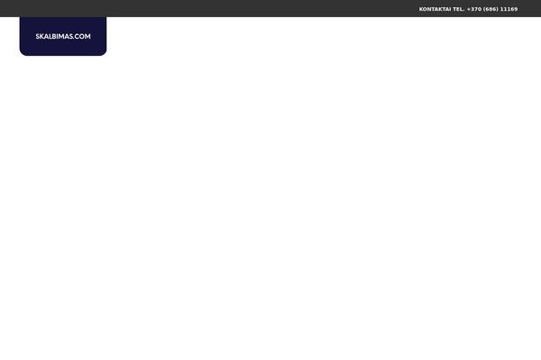 Site using Shopkeeper-portfolio plugin