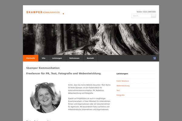 Wpex Pytheas theme site design template sample