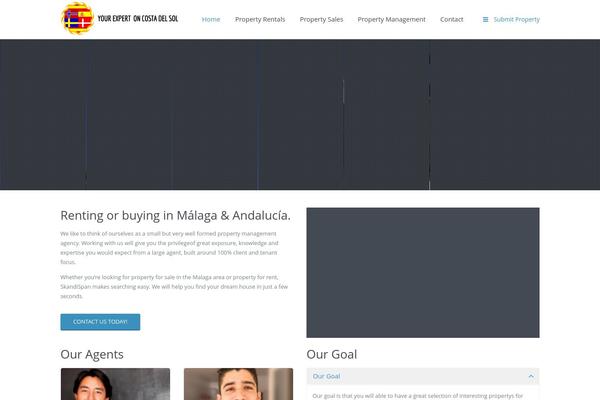 Site using Crumina-page-slider plugin