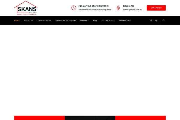 Site using Testimonials-showcase plugin