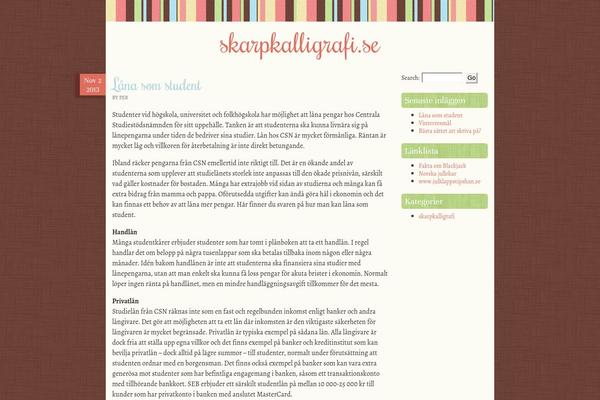 Scrappy theme site design template sample