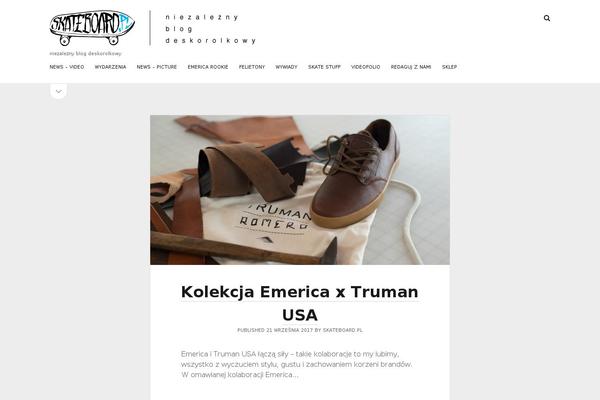 Unit theme site design template sample