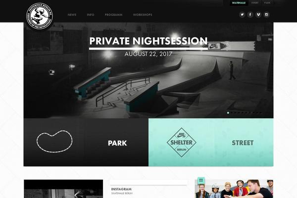 Site using Event Geek plugin