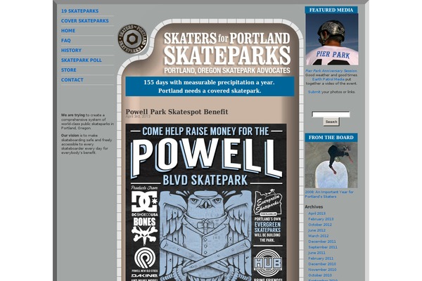 skateportland.org site used Default
