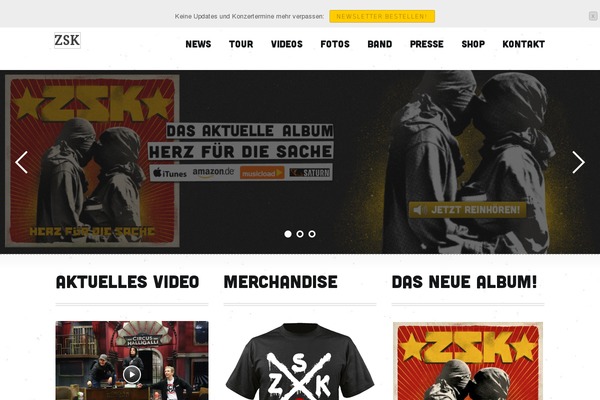 Soundstage theme site design template sample