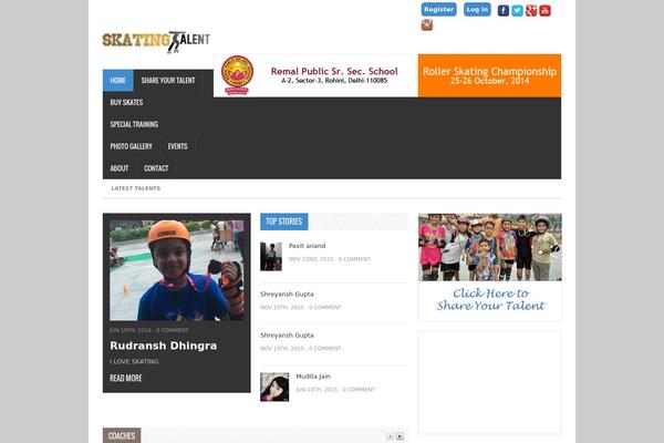 Publisher theme site design template sample
