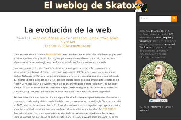 Author theme site design template sample