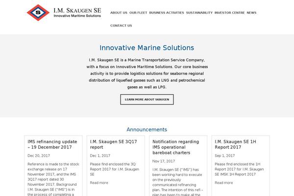 skaugen.com site used Genesis-skaugen