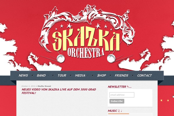 IndieFest theme site design template sample