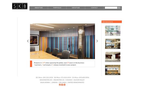 The Cotton theme site design template sample