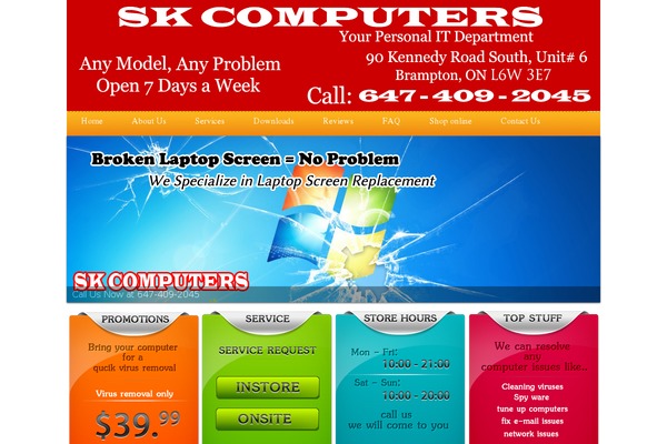 Site using Dropdown Menu Widget plugin