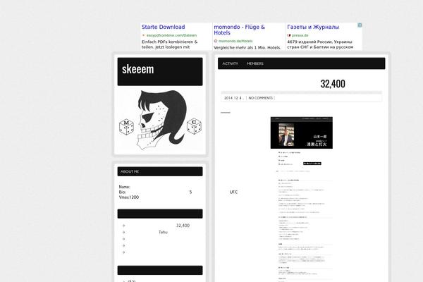 zeeBizzCard theme site design template sample