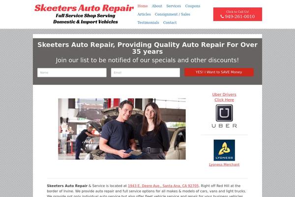 skeetersautomotiverepair.com site used Focusblog