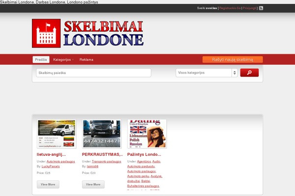 skelbimailondone.com site used Classipress-313
