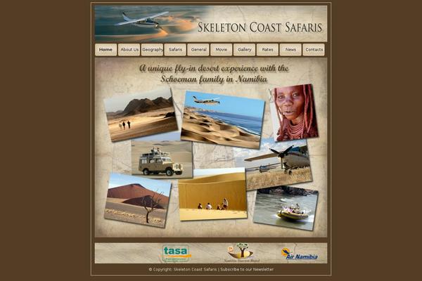 Skeleton theme site design template sample