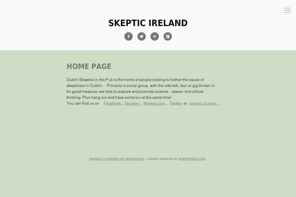 skepticireland.com site used Minnow