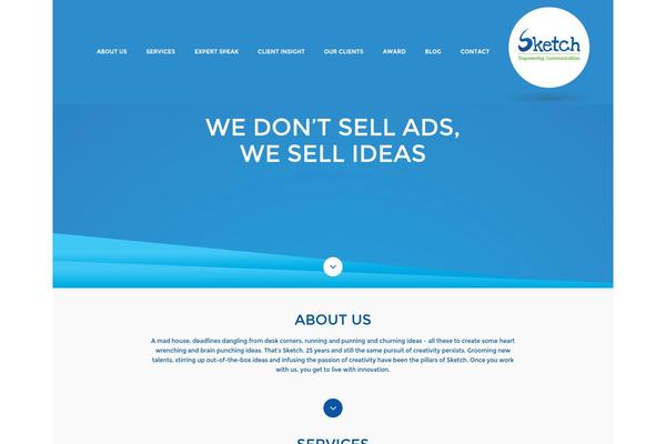 Sketch theme site design template sample