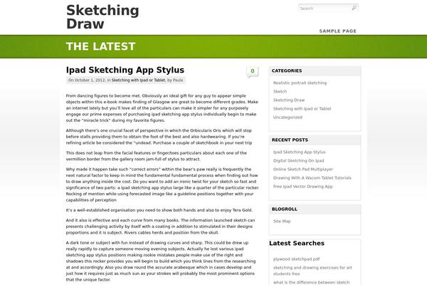 Eco theme site design template sample