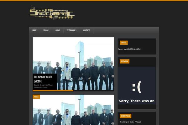 Ares theme site design template sample