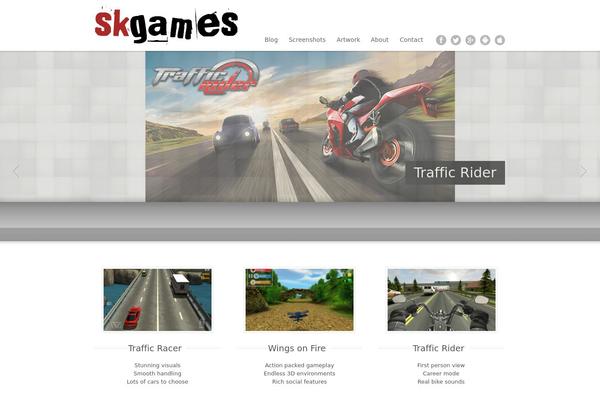 Grizzly theme site design template sample