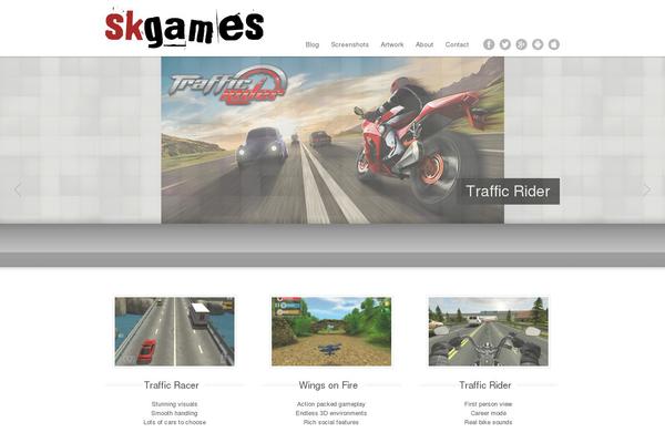 Grizzly theme site design template sample