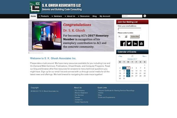Site using Seminars plugin