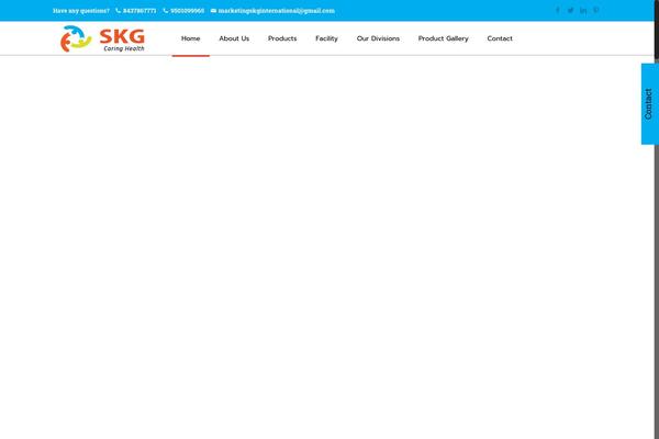 Site using WP Contact Slider plugin