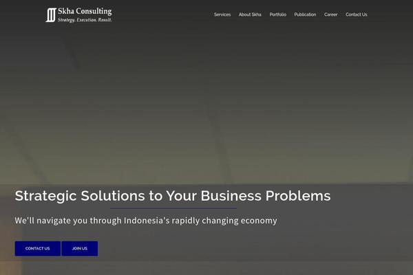 Site using Easy Portfolio plugin